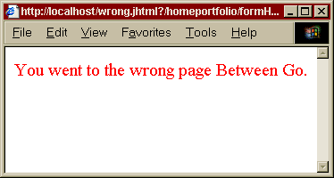example of a form working incorrectly
